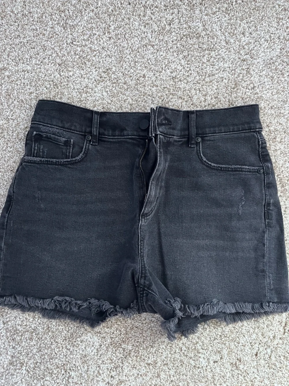 LOFT Black Denim Shorts